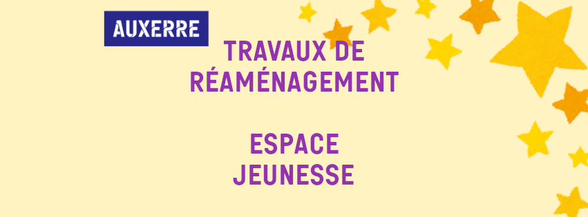 Travaux de réaménagement de l’espace jeunesse